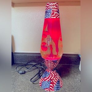 Vintage American Flag Lava Lamp